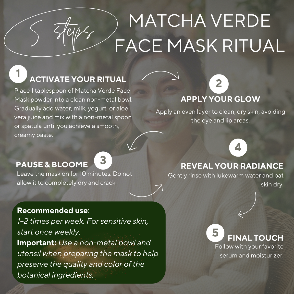 Matcha Verde Face Mask